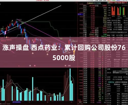 涨声操盘 西点药业：累计回购公司股份765000股