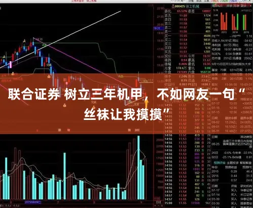 联合证券 树立三年机甲,不如网友一句“丝袜让我摸摸”